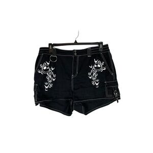 Torrid Disney Nightmare Before Christmas Jack Skellington Black Cargo Shorts 2X